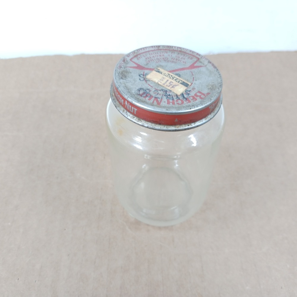 Vintage 1980s Baby Food Jars Lot Heinz Beech-Nut Glass Advertising Prop 3pc - Picture 5 of 16